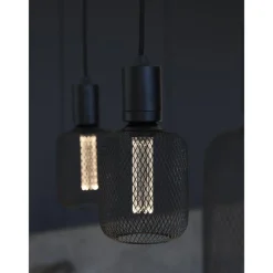 Hot Pr home of Scandinavia Ab Grid LED sylinder 10cm E27 Flerfarget