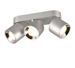 New Trio Lighting Guayana takspot 3-lys GU10 - Kan felles inn i tak Svart