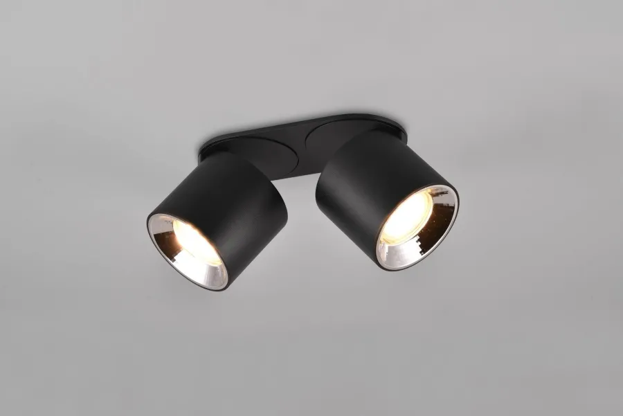 Discount Trio Lighting Guayana takspot 2-lys GU10 - Kan felles inn i tak