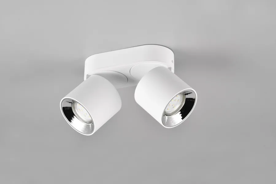 Discount Trio Lighting Guayana takspot 2-lys GU10 - Kan felles inn i tak