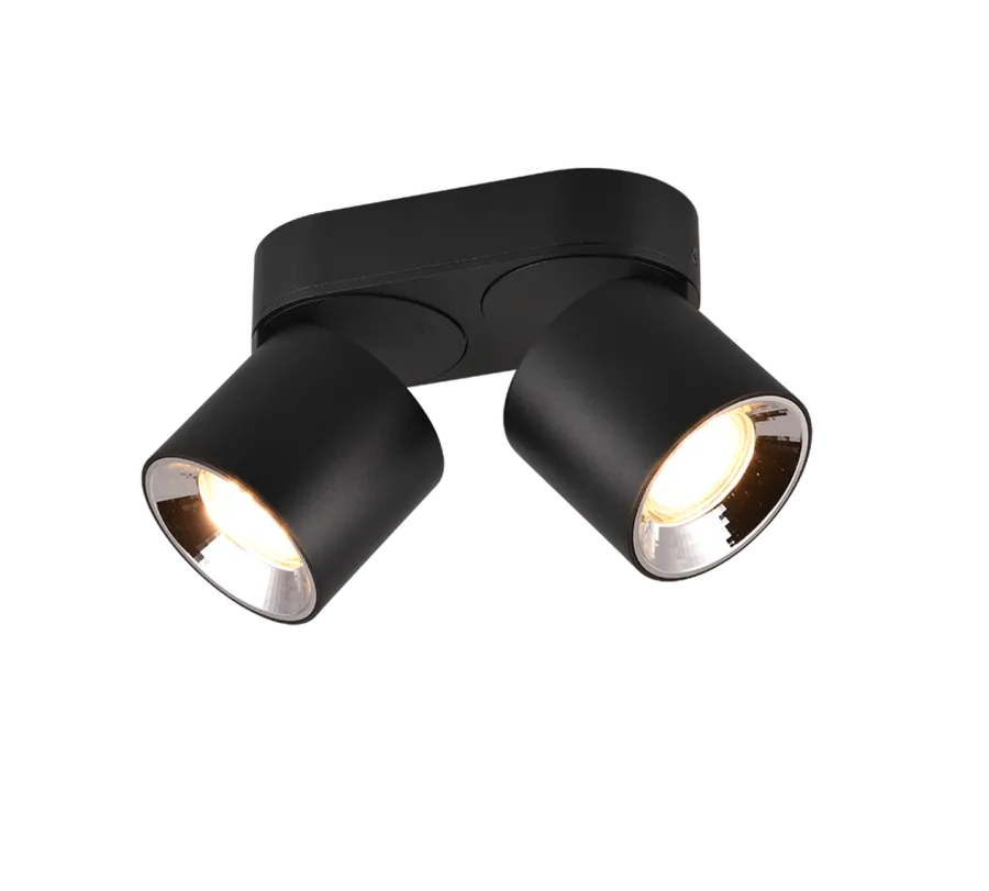 Discount Trio Lighting Guayana takspot 2-lys GU10 - Kan felles inn i tak