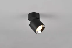 Clearance Trio Lighting Guayana tak/vegg spot 1-lys GU10 - Kan felles inn Svart