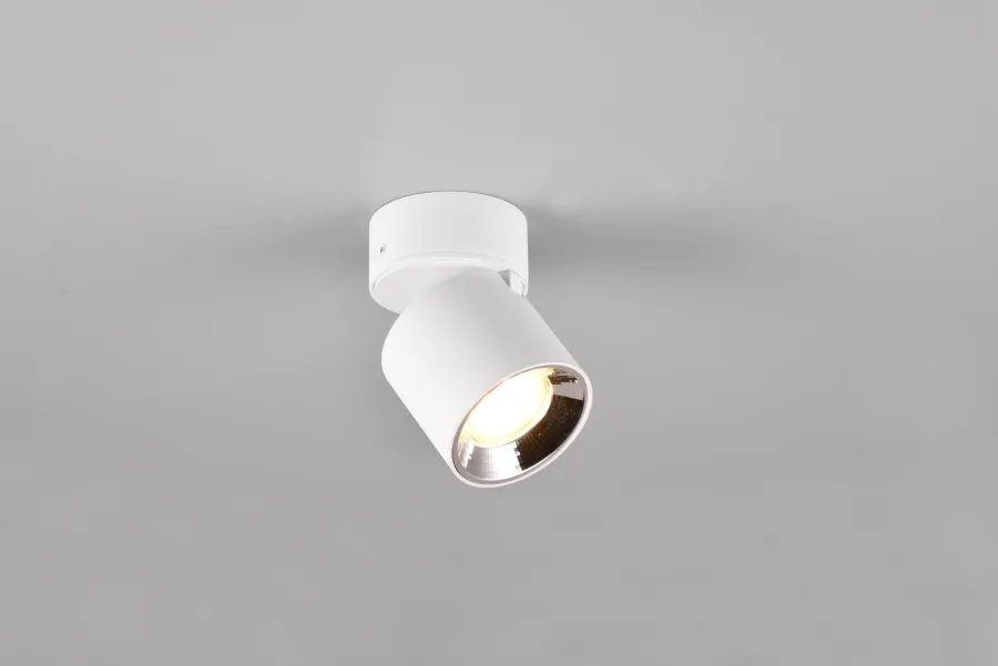 Clearance Trio Lighting Guayana tak/vegg spot 1-lys GU10 - Kan felles inn Svart