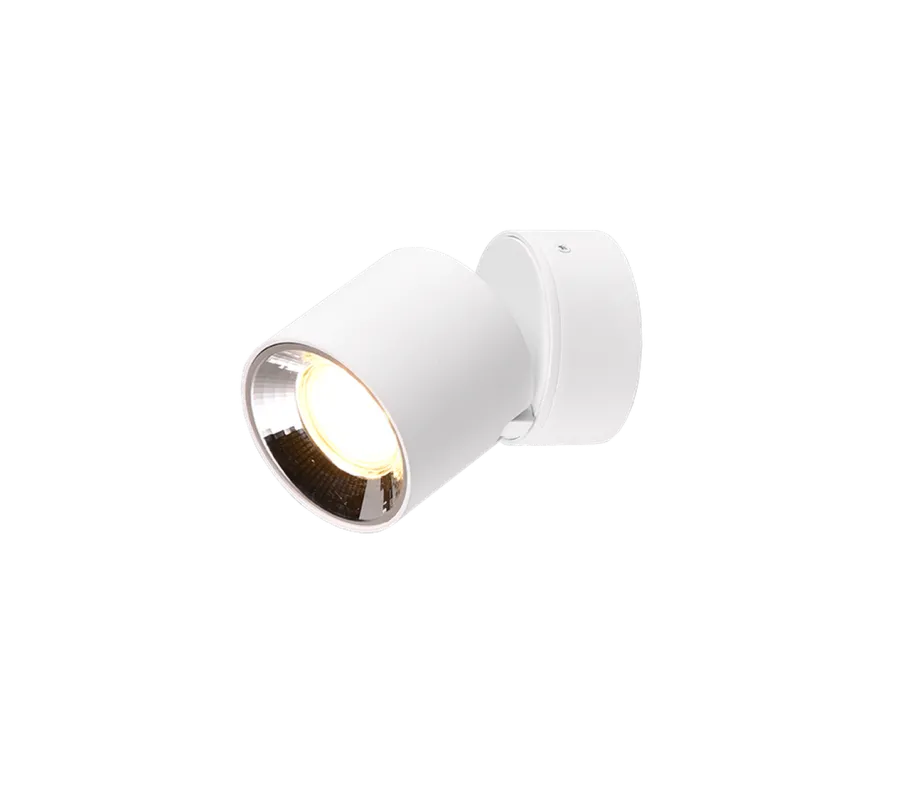 Clearance Trio Lighting Guayana tak/vegg spot 1-lys GU10 - Kan felles inn Svart