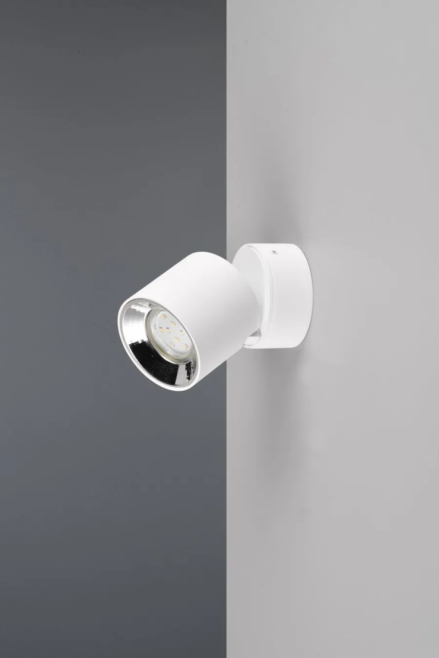 Clearance Trio Lighting Guayana tak/vegg spot 1-lys GU10 - Kan felles inn Svart