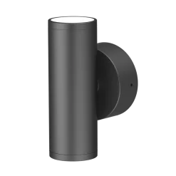 Norlux Gyre vegglampe opp og ned utendørs 10W IP65 - Svart