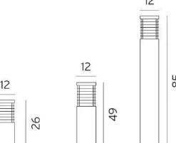 Discount Norlys Halmstad pullert LED 1483