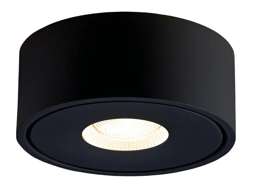 Discount NorDesign Halo 105 utenpåliggende downlight 8,9W Dimbar - Svart