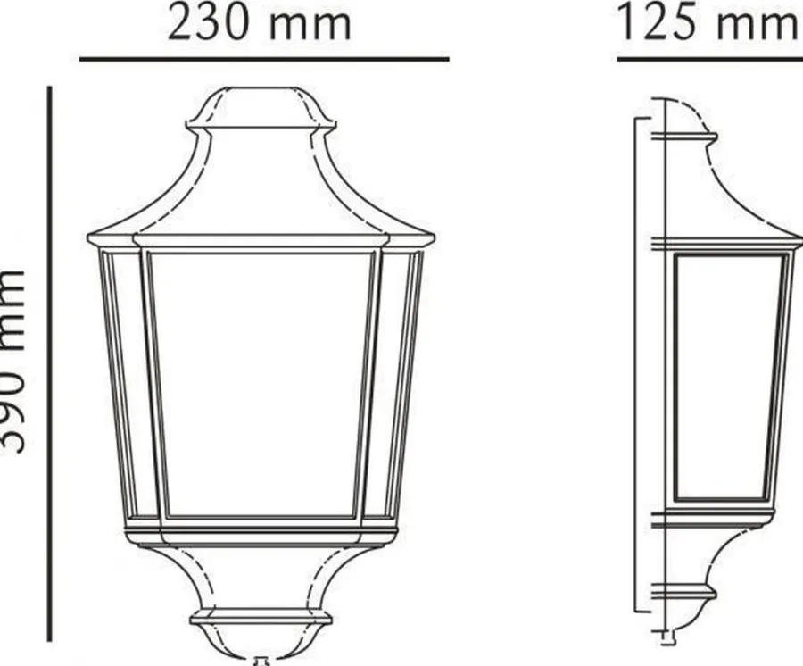 New Sg Armaturen As Hamlet vegglampe
