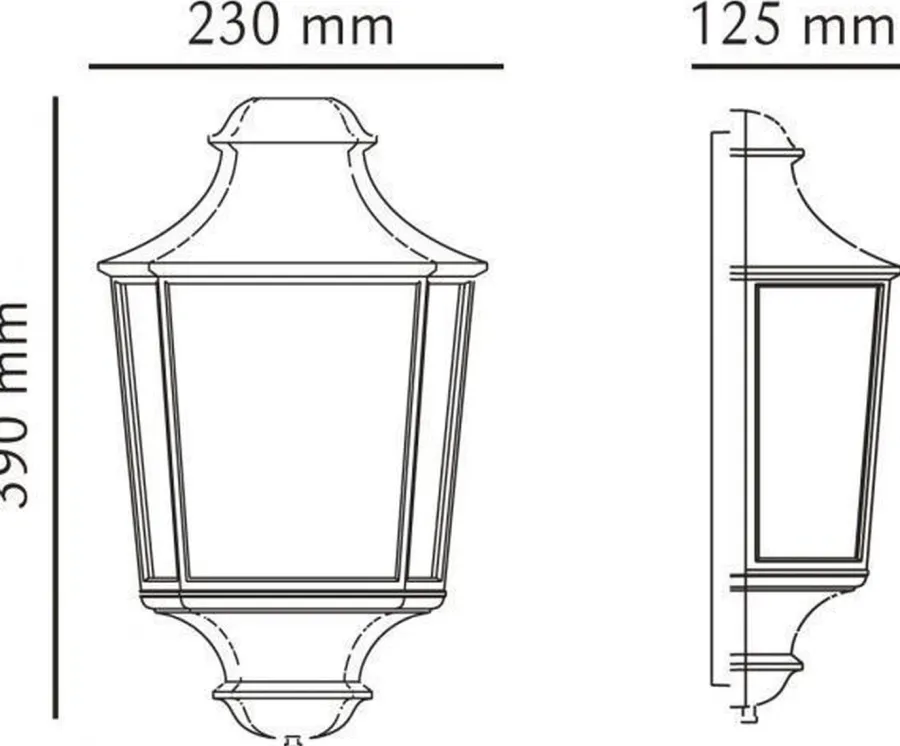 New Sg Armaturen As Hamlet vegglampe