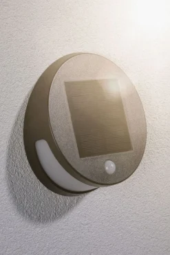 Clearance Paulmann Helena vegglampe utendørs 3W 3000 Kelvin m/bevegelses sensor - Solcelle Antrasitt