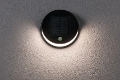 Clearance Paulmann Helena vegglampe utendørs 3W 3000 Kelvin m/bevegelses sensor - Solcelle Antrasitt