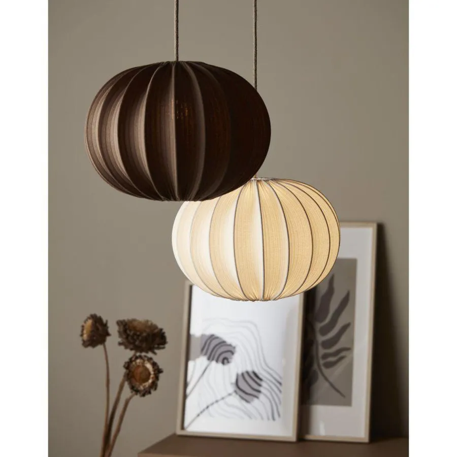 Discount Pr home of Scandinavia Ab Hilma lampeskjerm 50 cm - Jersey Nougat Brun