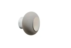 Clearance EBB & FLOW Horizon taklampe/vegglampe medium Krom / kornet latte
