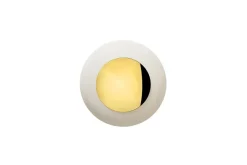 Clearance EBB & FLOW Horizon taklampe/vegglampe medium Krom / kornet latte
