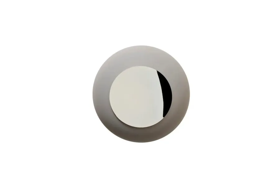 Clearance EBB & FLOW Horizon taklampe/vegglampe medium Krom / kornet latte