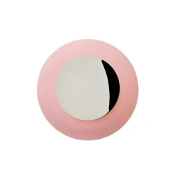 Clearance EBB & FLOW Horizon taklampe/vegglampe medium Krom / kornet latte