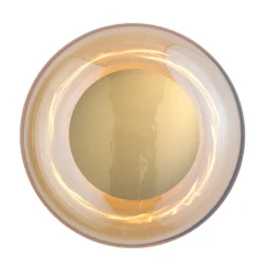 Online EBB & FLOW Horizon taklampe/vegglampe M Golden Smoke/gull Gull / Røyk