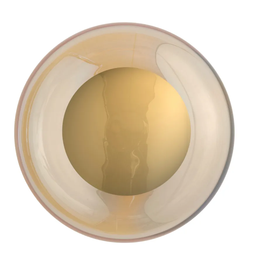 Online EBB & FLOW Horizon taklampe/vegglampe M Golden Smoke/gull Gull / Røyk