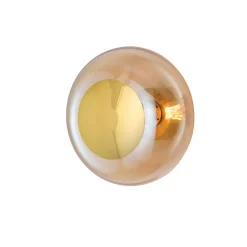 Discount EBB & FLOW Horizon taklampe/vegglampe S Golden Smoke/gull Gull / Røyk