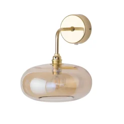 Outlet EBB & FLOW Horizon vegglampe S Golden Smoke/gull Gull / Røyk
