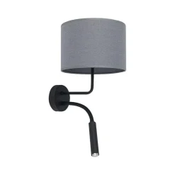 Clearance Nowodvorski Hotell vegglampe - Svart/Grå Svart / Grå
