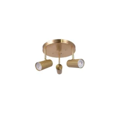 Online Globen Lighting Hubble 3 taklampe rund - Messing