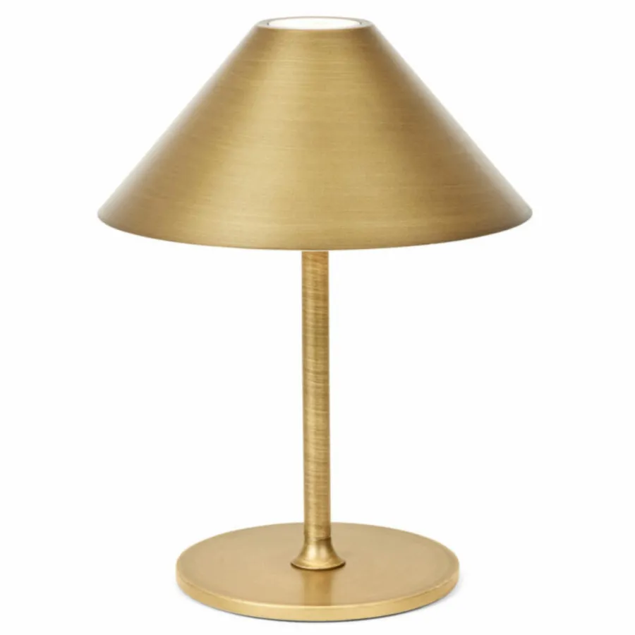 Online Halo Designs Hygge bordlampe 15 oppladbar - Antikk Messing