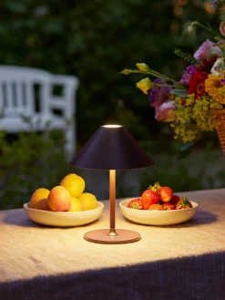 Discount Halo Designs Hygge bordlampe 19 oppladbar - Rødbrun