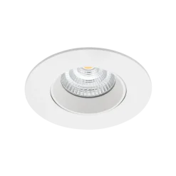 Discount Norlux Icarus lavtbyggende downlight Isosafe 7W RA95 2700K 68-83 mm dimbar - Hvit
