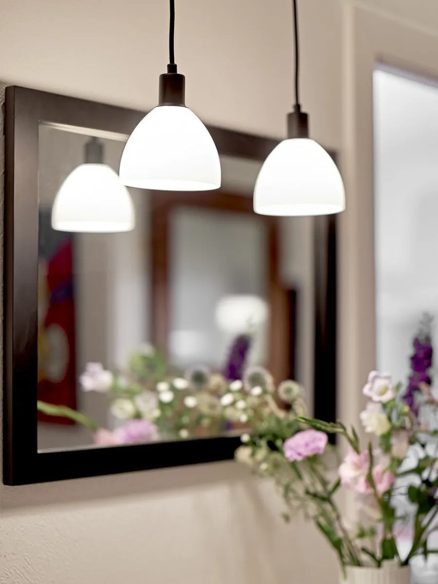 Clearance Nielsen Light Ida takpendel 12 cm 2-pak - Hvit/Svart Hvit / Svart