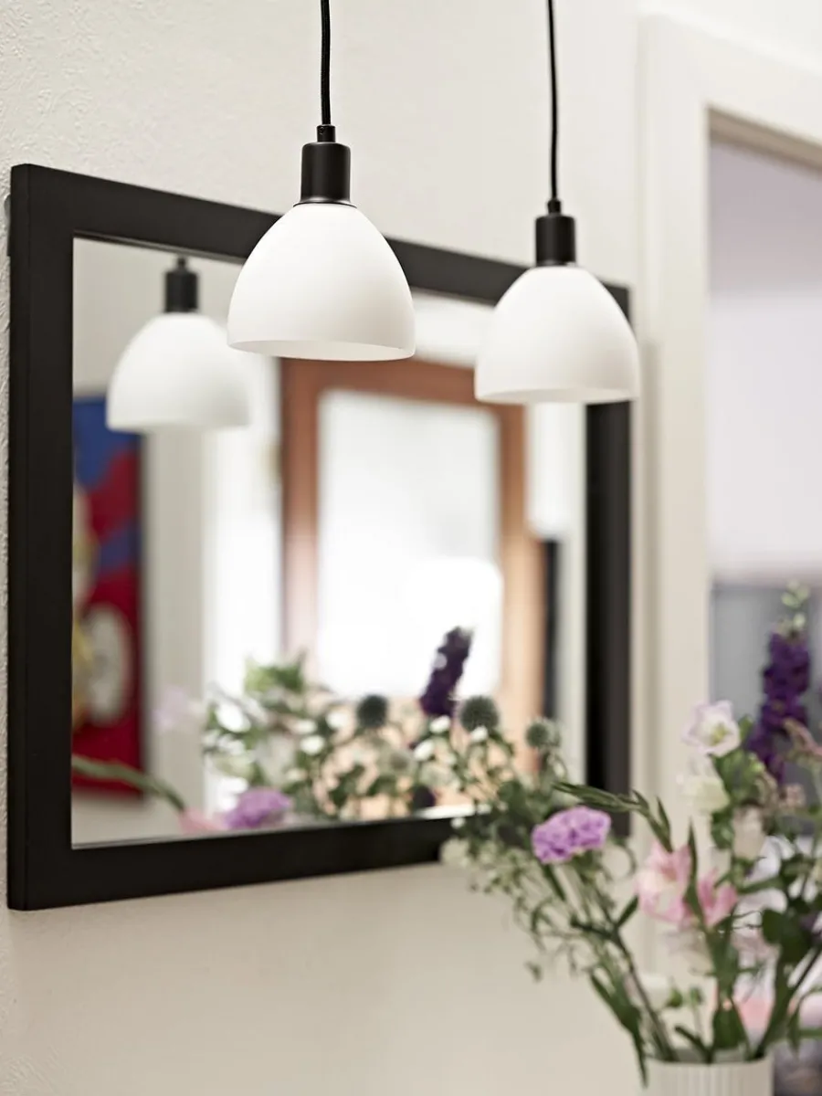 Clearance Nielsen Light Ida takpendel 12 cm 2-pak - Hvit/Svart Hvit / Svart