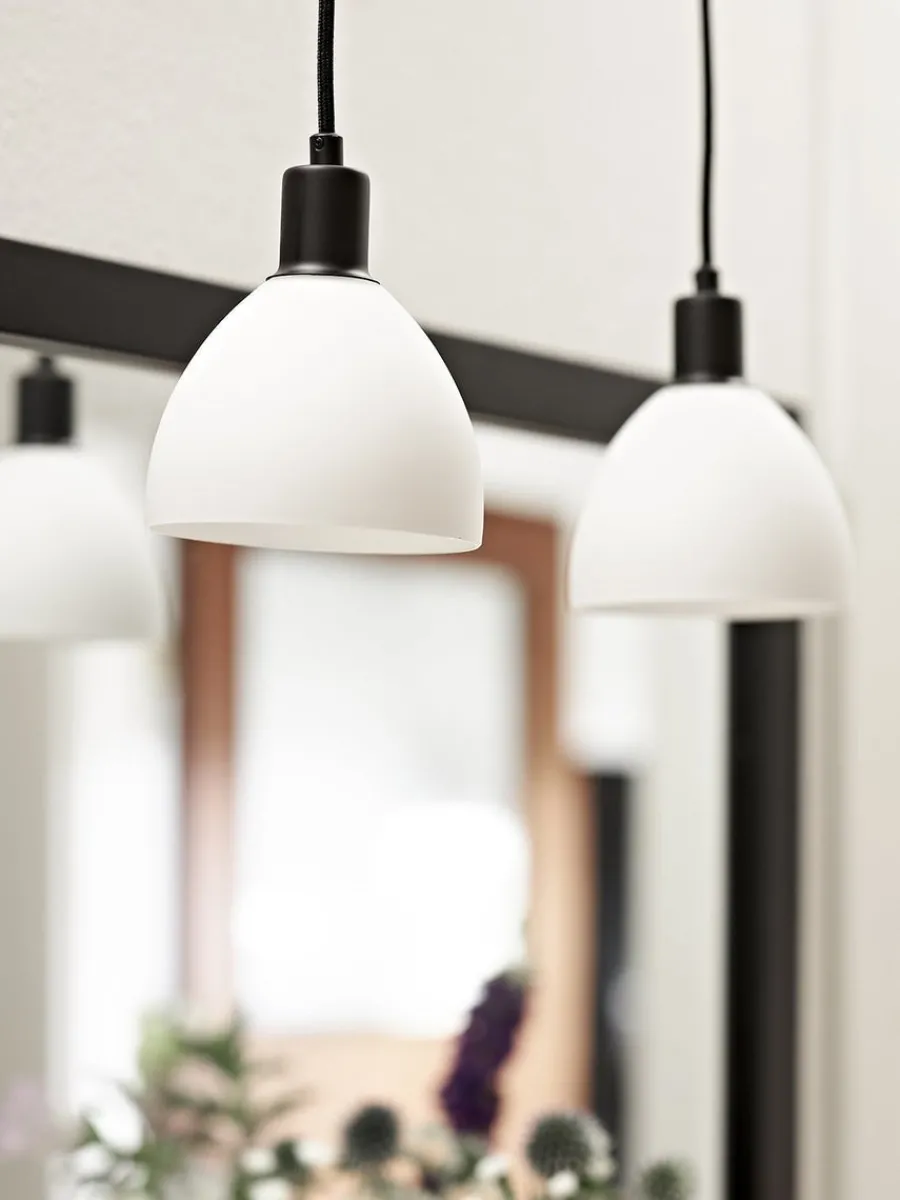 Clearance Nielsen Light Ida takpendel 12 cm 2-pak - Hvit/Svart Hvit / Svart