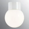 Ifø Electric Ifø Classic Glob 15 cm taklampe 6W led IP54 - Hvit/Opal glass