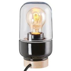 New Ifø Electric Ifø Ohm 100 / 190 bordlampe Svart / Opal glass