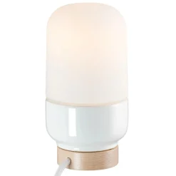 New Ifø Electric Ifø Ohm 100 / 190 bordlampe Svart / Opal glass
