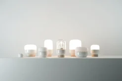 New Ifø Electric Ifø Ohm 100 / 190 bordlampe Svart / Opal glass