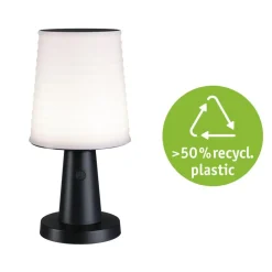 Best Paulmann Ilanga portabel bordlampe oppladbar 2,1W 2700 Kelvin IP44 - Solcelle Hvit