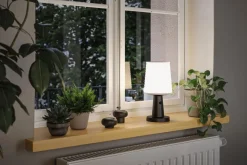 Best Paulmann Ilanga portabel bordlampe oppladbar 2,1W 2700 Kelvin IP44 - Solcelle Hvit