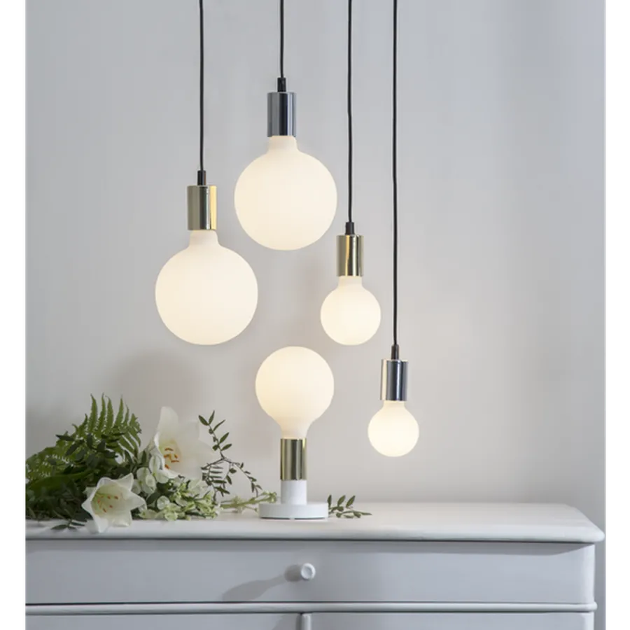 Star Trading Illumination Globe Opal dimbar 95mm Hvit