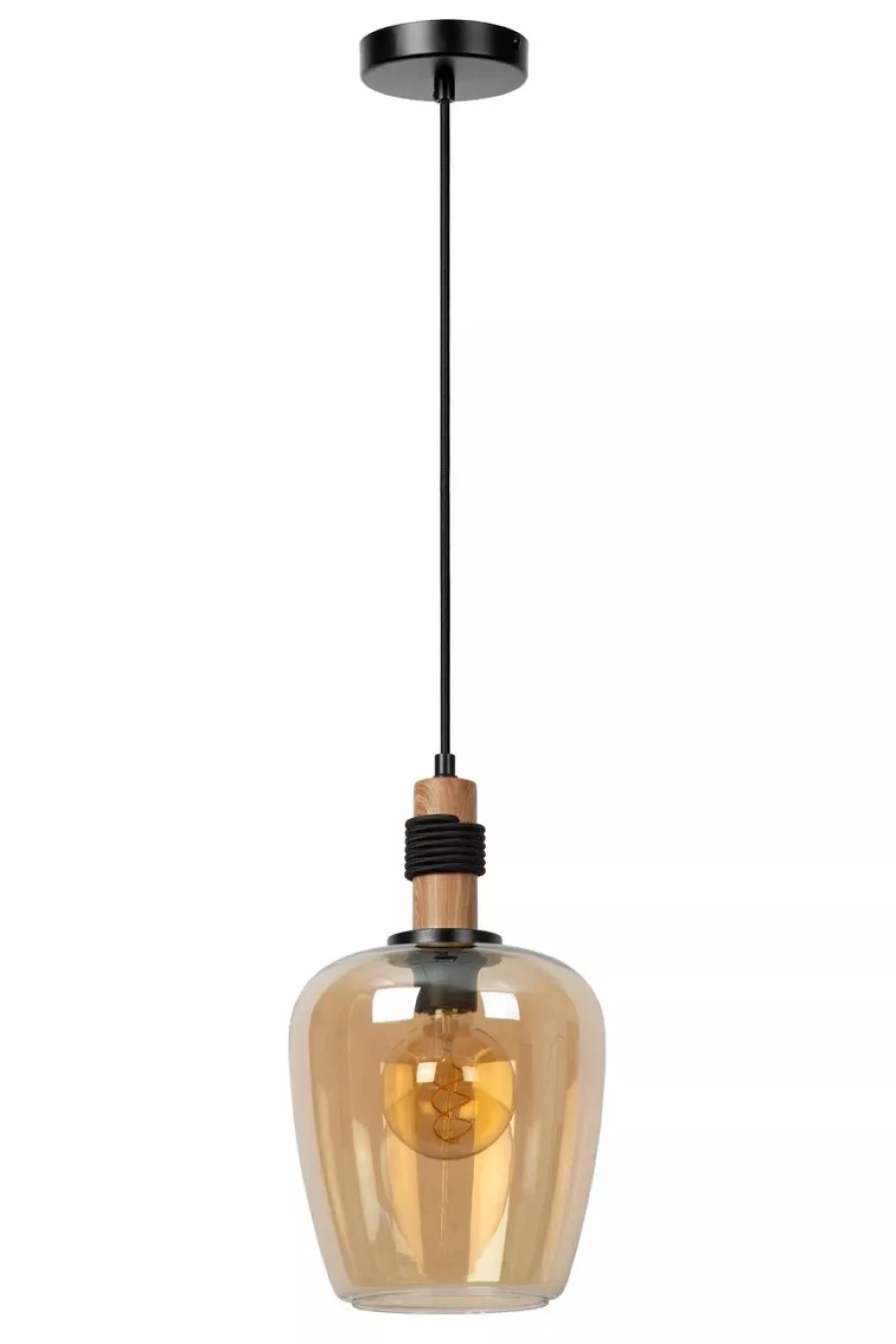 Hot Lucide Ilona takpendel 22 cm Amber