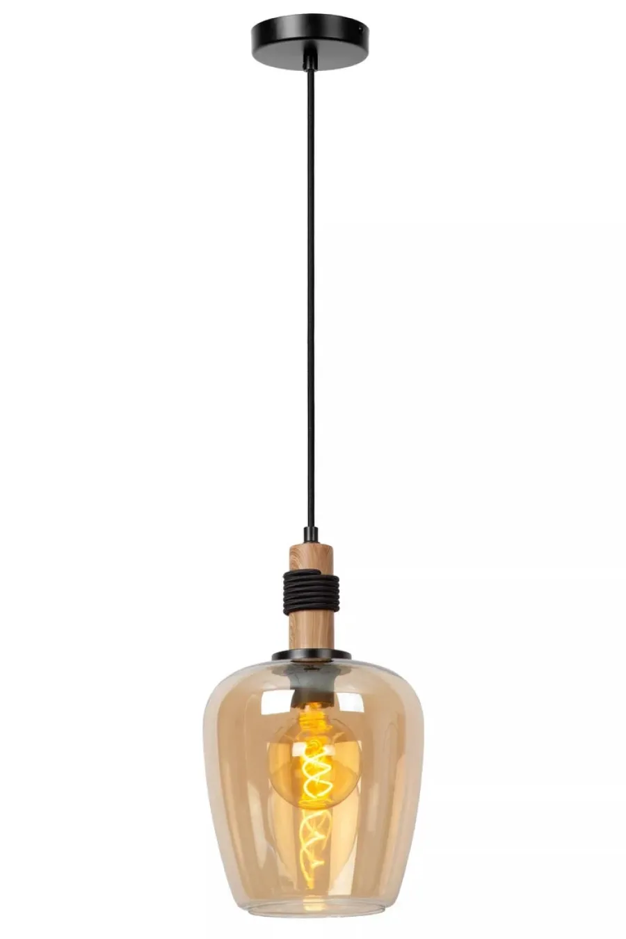 Hot Lucide Ilona takpendel 22 cm Amber