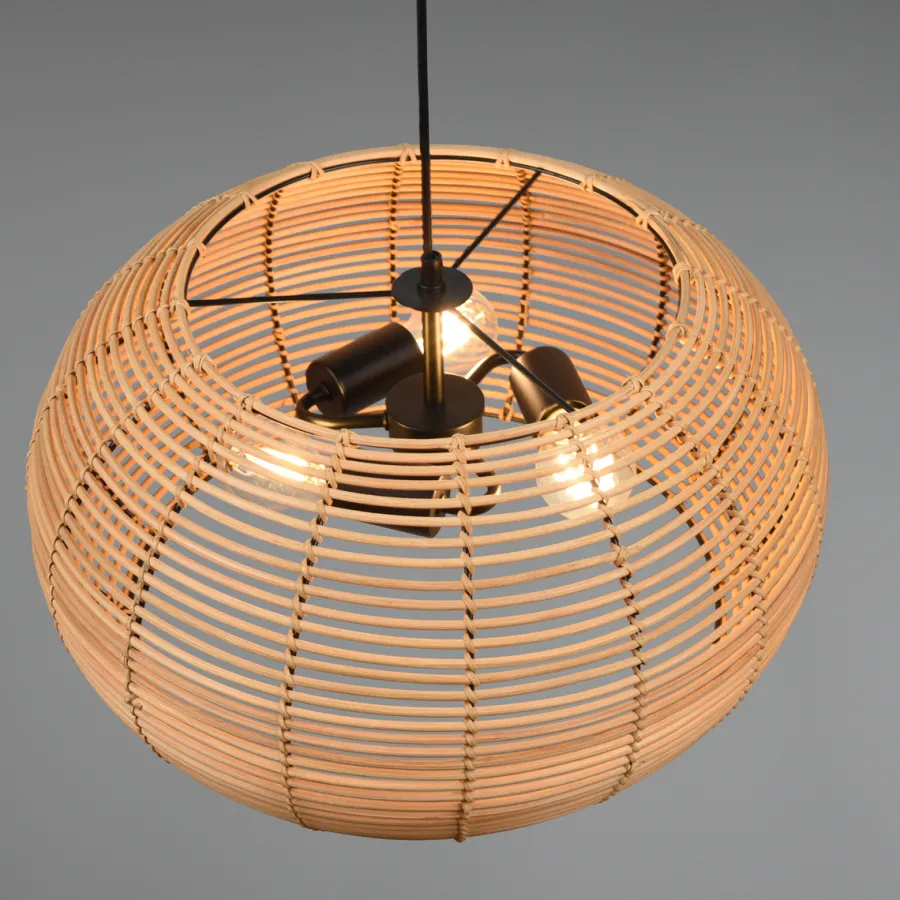 New Trio Lighting Inga takpendel 50 - Natur