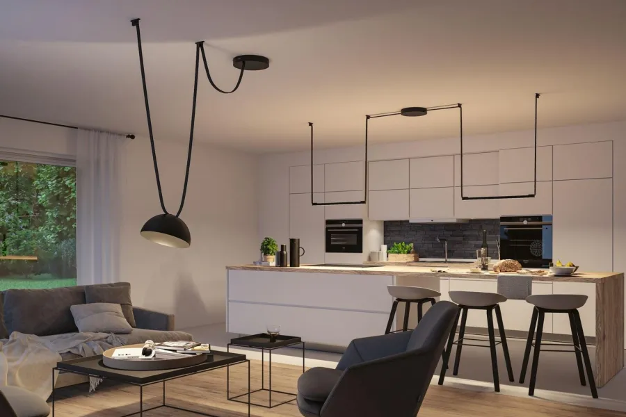 Paulmann Installasjonsett for ULine belte system 60 Watt Svart