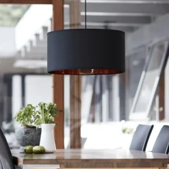 Sale Nielsen Light Isabella Castillo takpendel 50 cm - Svart/Kobberfarget Svart / Kobber