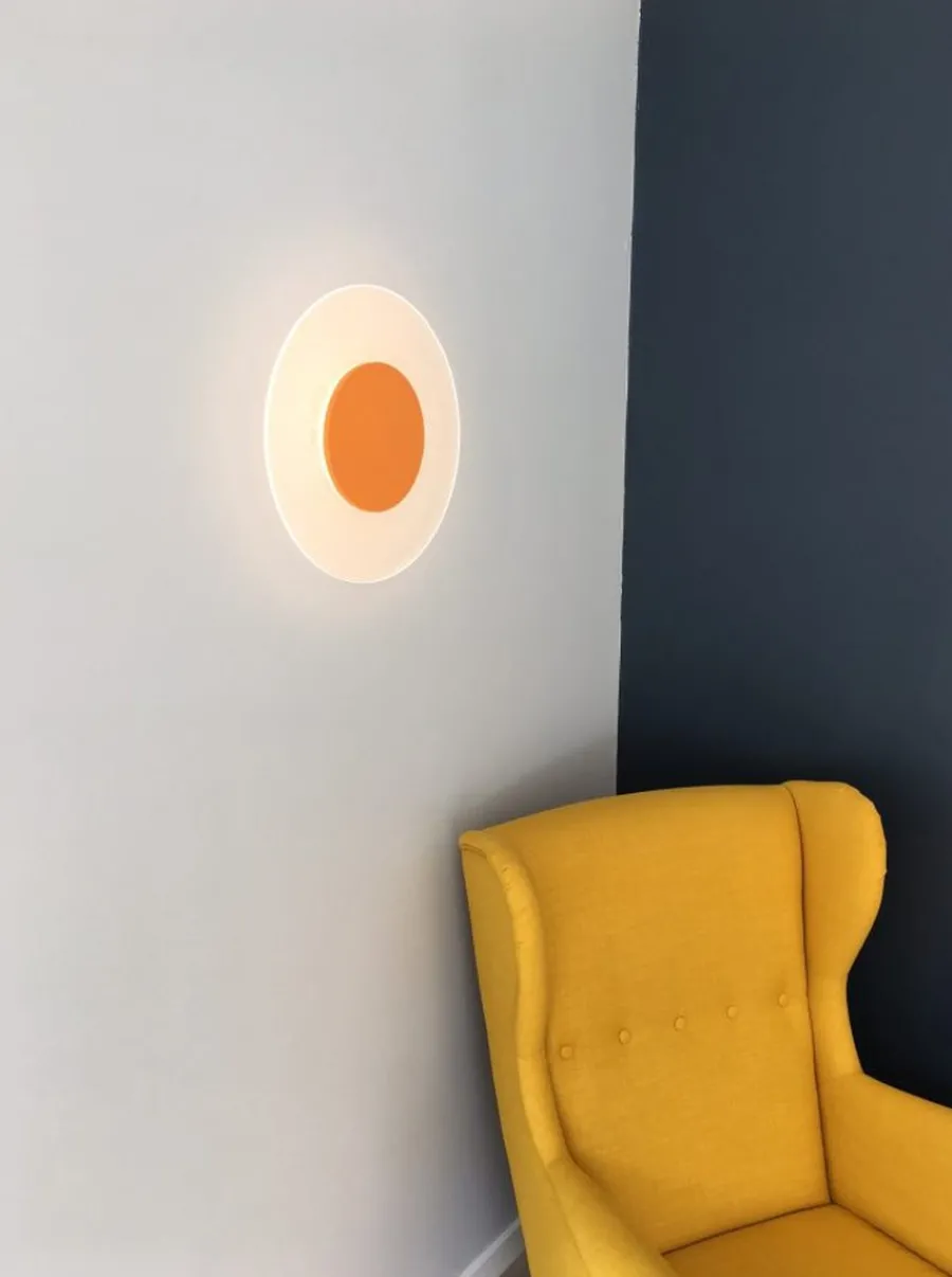 New NorDesign Jade vegg/taklampe 21W dimbar - Hvit