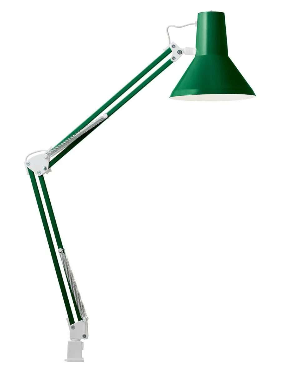 Sale Nielsen Light Jensen bordlampe m/bordklemme og veggfeste - Grønn