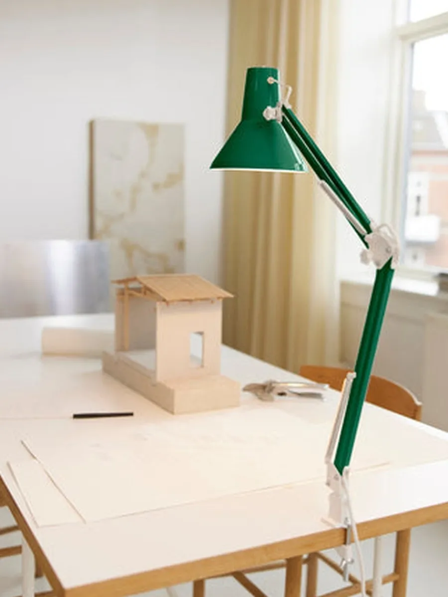 Sale Nielsen Light Jensen bordlampe m/bordklemme og veggfeste - Grønn