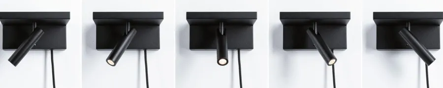 Discount Paulmann Jerik vegglampe 2,4W 3000 Kelvin med USB - 3 step dim