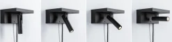 Discount Paulmann Jerik vegglampe 2,4W 3000 Kelvin med USB - 3 step dim